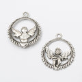 DIY Jewelry Accessory Vintage Zinc Alloy Angel Pendant Charm For Necklace Bracelet Making 1253 view 3