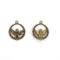 DIY Jewelry Accessory Vintage Zinc Alloy Angel Pendant Charm For Necklace Bracelet Making 1253 view 2