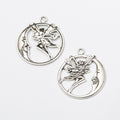 Vintage Zinc Alloy Angel Charm Pendant DIY Jewelry Accessories For Bracelets And Earrings 1252 view 2
