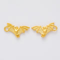 DIY Jewelry Accessory Vintage Zinc Alloy Bat Pendant Charm For Necklace Bracelet Making 193 view 2