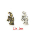 DIY Jewelry Accessory Vintage Zinc Alloy Angel Pendant Charm For Necklace Bracelet Making 1222 view 1