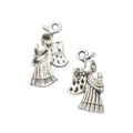 DIY Jewelry Accessory Vintage Zinc Alloy Angel Pendant Charm For Necklace Bracelet Making 1222 view 3