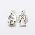 DIY Jewelry Accessory Vintage Zinc Alloy Angel Pendant Charm For Necklace Bracelet Making 1216 view 2