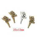 Zinc Alloy Angel Charm Pendant No.731708 for DIY Necklace Bracelet Jewelry Making view 1