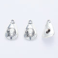 Zinc Alloy Cowboy Hat Charm Pendant for DIY Necklace Bracelet Jewelry Making view 2