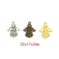 Zinc Alloy Angel Charm Pendant No.827073 for DIY Necklace Bracelet Jewelry Making view 1