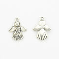 Zinc Alloy Angel Charm Pendant No.827073 for DIY Necklace Bracelet Jewelry Making view 2