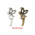 Zinc Alloy Angel Charm Pendant No.499898 for DIY Necklace Bracelet Jewelry Making view 1