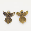Zinc Alloy Angel Charm Pendant No.899439 for DIY Necklace Bracelet Jewelry Making view 3