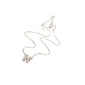 Copper Zircon Letter H Pendant Necklace Style Geometric Clavicle Chain Choker view 5