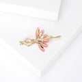 Alloy Ballerina Girl Brooch Elegant Dance Lapel Pin For Clothing view 3