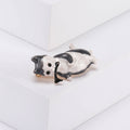 Alloy Enamel Cat Eating Fish Brooch Pin For Cute Outfits view 4