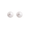 Korean Frosted Pearl Stud Earrings Simple Light Luxury Silver Needle Minimalist Women's Earrings view 5