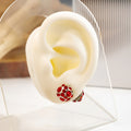 Elegant Magnetic Rhinestone Ball Clip On Stud Earrings For Women, Pearl Crystal No Piercing Fashion Earrings view 2