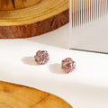 Elegant Magnetic Rhinestone Ball Clip On Stud Earrings For Women, Pearl Crystal No Piercing Fashion Earrings view 4
