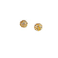 Elegant Magnetic Rhinestone Ball Clip On Stud Earrings For Women, Pearl Crystal No Piercing Fashion Earrings view 5
