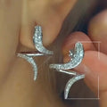 Punk Vintage Snake Shaped Stud Drop Earrings For Women Halloween Theme Fashion Jewelry Gift view 3