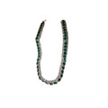 Chic Copper Emerald Square Rhinestone Stud Earrings And Necklace Jewelry Set For Women view 5