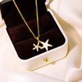 Fashion Commuter Metal Necklace Set With Luxury Geometric Vintage Pendant Accessories view 2