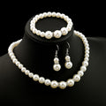 Elegant Faux Pearl Double Drop Dangle Alloy Hook With Rhinestone Accent Women's Fashion Earrings view 2