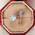 Creative Crown Flower Zircon Stud Earrings For Women, Simple Fashion Small Ear Jewelry view 2