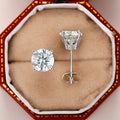 Creative Crown Flower Zircon Stud Earrings For Women, Simple Fashion Small Ear Jewelry view 3
