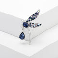 Alloy Rhinestone Dragonfly Brooch Pin For Coats Suits And Garments view 3