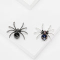 Alloy Rhinestone Spider Brooch Pin For Mens Suit Lapels view 1