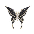 Alloy Enamel Zircon Butterfly Brooch Pin For Coat Clothing Decoration view 4