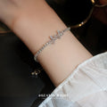 Zircon Butterfly Adjustable Bangle Light Luxury Insect Design Women's Fashion Jewelry view 4