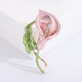 Alloy Enamel Morning Glory Brooch Pin For Suit And Sweater Decor view 3