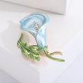 Alloy Enamel Morning Glory Brooch Pin For Suit And Sweater Decor view 4
