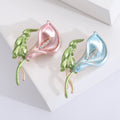 Alloy Enamel Morning Glory Brooch Pin For Suit And Sweater Decor view 1
