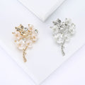 Alloy Owl On Plum Branch Brooch Pin For Coat Decoration view 1