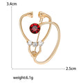 Metal Alloy Doctor Stethoscope Brooch Pin For Cardigans And Uniforms view 5