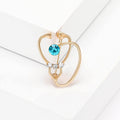 Metal Alloy Doctor Stethoscope Brooch Pin For Cardigans And Uniforms view 3