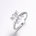 Cubic Zirconia Inlaid Wedding Ring For Women, European American Engagement Party Finger Ring view 4