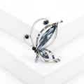 Alloy Rhinestone Butterfly Brooch For Evening Dresses And Suit Lapels view 6