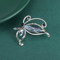 Alloy Rhinestone Butterfly Brooch For Evening Dresses And Suit Lapels view 4