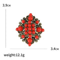 Vintage Alloy Geometric Brooch Pin For Bohemian Style Apparel view 5
