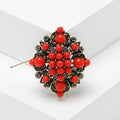 Vintage Alloy Geometric Brooch Pin For Bohemian Style Apparel view 2