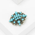 Vintage Alloy Geometric Brooch Pin For Bohemian Style Apparel view 4