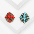 Vintage Alloy Geometric Brooch Pin For Bohemian Style Apparel view 1