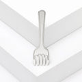 Stainless Steel Fork Brooch Pin For Anti Exposure Clothing Decoration view 3