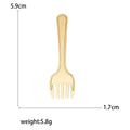 Stainless Steel Fork Brooch Pin For Anti Exposure Clothing Decoration view 5