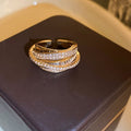 Korean Light Luxury Zircon Multi Layer Open Ring For Women view 4