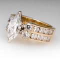 Light Luxury Marquise Cubic Zirconia Engagement Ring For Women Popular Bridal Jewelry view 3