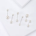 Alloy Pearl Safety Brooch Pin For Sweaters Shirts And Apparel view 2