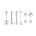 Alloy Pearl Safety Brooch Pin For Sweaters Shirts And Apparel view 5