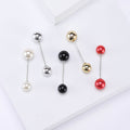 Alloy Pearl Safety Brooch Pin Set For Scarves And Suits view 4